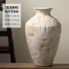 Vaso Cerâmico Estilo Wabi-Sabi de Jingdezhen, Pote de Cerâmica Nostálgico Vintage, Nova Decoração Estilo Chinês para Sala de Estar e Estudo, Frete Grátis