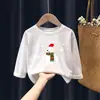 H2202# Sudadera Chaqueta de Primavera para Niños, Hombres y Mujeres Nueva Ropa Infantil Ropa de Primavera Infantil Camiseta Básica Casual Infantil