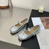 Zapatos Mary Jane Planos Súper Suaves y Bajos para Mujer 2026 Verano Transpirables con Lazo Correa Única Zapatos de Ballet