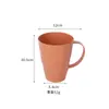 Comercio exterior transfronterizo vajilla de paja de trigo juego de siete piezas de platos y platos juego de tazas para el hogar platos y platos fabricantes venta al por mayor