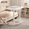 Mesa de estudo com altura ajustável, mesa de cabeceira para quarto, sofá com rodas, mesa móvel, mesa para laptop para dormitório, mesa dobrável para computador
