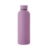 Botella de Boca Pequeña Americana Botella de Agua para Exteriores Pintura de Goma Acero Inoxidable Taza Térmica Portátil para Exteriores Hogar Taza de Aislamiento Térmico