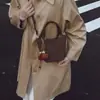Bolso de Hombro Esmerilado de Nicho Cesta de Verduras Bolso Cubo para Mujer 2025 Nuevo Bolso de Hombro Versátil de Gamuza Bolso Cruzado Casual