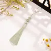 Marcador de Página com Franja de Borla de Sementes de Cabaça 8cm Pingente Pequeno para DIY Borlas Ornamentos de Estilo Antigo Charms Sachês Perfumados Caixa de Presente Acessórios para Headwear