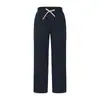 Calça Casual Reta de Microfleece Terry 430g Calça de Moletom Tricotada Solta e Drapeada Calças Casuais Pesadas Outono e Inverno para Homens e Mulheres