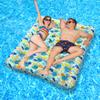 Productos Nuevos Transfronterizos Entretenimiento Acuático Deportes de Aventura Cueva Hojas Cama Flotante Inflable con Almohada Ecológica Fila Flotante de Agua Engrosada