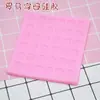 Molde de Silicone Ultra-leve para Argila Palavra Romana Molde de Letra de Argila Ultra-leve Fofo Modelo de Caractere Romano Ultra-leve Rosa