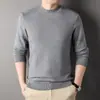 Nuevo Suéter de Punto de Color Sólido de Cuello Alto Delgado para Hombre, Suéter Básico de Manga Larga para Hombre Joven, Ropa para Hombre
