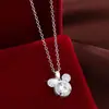 Colar de Rato Mickey Desenho Animado Fofo Transfronteiriço Europeu e Americano Estilo Infantil Brincalhão Corrente para Clavícula Moda Colar Versátil