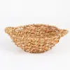 Cesta de junco para pote de areia panela de barro para arroz cesta de panela de barro bandeja bandeja de pote de areia bandeja de pote de pedra de rattan base de placa de base de almofada de isolamento térmico tapete não