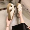 Mules de Exterior con Suela Gruesa para Mujer, Nuevo Estilo Verano 2025, Pantuflas Versátiles Casuales Fáciles de Poner