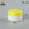 Caja de Crema 20g Tarro de Crema Fabricante Crema para Ojos Reempaque Caja Redonda de Plástico Caja de Muestra de Crema Limpiadora 10g Botella de Crema