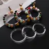 Pulsera Transparente de Plástico Exhibidor de Pulseras Soporte para Anillos Bandeja de Soporte Bandeja de Almacenamiento Accesorios de Exhibición Anillo en C V1028