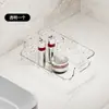 Caixa de Armazenamento de Cosméticos para Mesa de Trabalho Cesta de Armazenamento Diversos para Lanches de Mesa Caixa de Armazenamento para Mesa de Maquiagem Máscara Facial Produto de Skincare