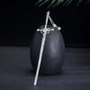 Novo Pingente de Espada Clássica Chinesa Grampo de Cabelo Simples para Cabeça Grampo de Metal Duro para Trás da Cabeça Grampo de Cabelo para Cyber Celebridade