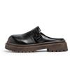 Zapatos de Cuero de Lujo Ligero de Diseñador 2025 Transfronterizos de Verano de Alta Calidad Transpirables Birkenstock de Media Caña para Hombre Slip-On Zapatos Ligeros Tipo Gorro