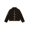 Chaqueta de Gamuza con Hebilla de Avión Maillard para Hombres y Mujeres, Otoño Retro Holgada Estilo Old Money Casual Versátil Abrigo Corto
