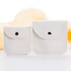 Nuevo Sobre de Terciopelo de Doble Cara con Tapa abatible Bolsa para Joyería Bolsa de Terciopelo para Pendientes, Pulseras, Colgantes Bolsa de Almacenamiento con Logo Personalizado