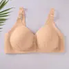Atacado de Sutiãs Prontos para Comércio Exterior com Bojo Fixo, Fecho Frontal, Estilo Fino, Sem Aro, Alças Ajustáveis e Tamanhos Grandes