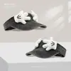 Desenho Fofo Mãos Pequenas Cobrindo o Rosto Chapéu de Coco Vazio para Mulheres Primavera e Verão Viagem ao Ar Livre Chapéu de Sol Proteção Solar Boné Viseira Sem Topo para Homens