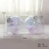 Natal 10cm Bola de Cristal Transparente Layout de Cena Interna Criativo de Feriado Bola de Natal Decoração Pendente