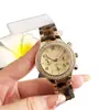 Reloj de Moda para Mujer, Reloj de Cuarzo Moderno para Mujer con Correa de Goma, Esfera Romana de Seis Manecillas con Función de Calendario, Reloj para Mujer