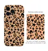 Funda rosa con estampado de leopardo para teléfono, la más vendida de Amazon, para iPhone 17, funda rígida con película temática de Halloween para Apple 16 Pro