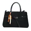 Bolso de Moda 2025 Otoño Retro Gamuza Escarchada Bolso de Hombro Bolso Tote Estilo Coreano Bolso de Mujer
