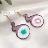 Comercio Exterior Más Vendido Creativo Acrílico Animación Periférico Joyería Versátil Accesible Lujo Exquisito Círculo Pendientes Sencillo