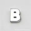 [Letras lisas de 8 mm] Aleación de cromo, letras lisas y llamativas, letras para llevar, letras de joyería, venta al por mayor