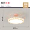 Lámpara de dormitorio principal nórdica moderna minimalista corona led lámpara de sala de estudio personalizada creativa de cristal cálida romántica lámpara de habitación