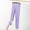 Leggings Finos de Modal de Talla Grande para Primavera y Verano Estilo Coreano para Exterior Adelgazantes Sin Costuras Elásticos hasta el Tobillo para Mujer