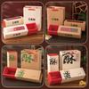 Caja de Embalaje para Pastelería Horneada Tradicional China, Crujiente de Melocotón de Palacio, Postre a la Antigua, Caja de Regalo Portátil, Caja Vacía