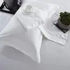 Venta Directa de Fábrica Funda de Almohada Blanca Pura para Habitación de Hotel Funda de Almohada Lisa Blanca Encriptada Rápida para Hotel