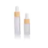 Frasco conta-gotas de vidro branco para cosméticos líquidos, 5ml/10ml, para sub-embalagem de óleos essenciais, essências e líquidos originais.