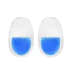 Almohadillas para Tacones de Zapatos de Tacón Alto para Mujer PU Mitad Malla Mitad Rejilla Individual Zapato Almohadillas de Talón Cómodas Amortiguación de Gel Alivio del Dolor Media Almohadilla