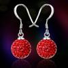 Pendientes Shambhala de diamantes de colores de comercio exterior pendientes de colores pendientes de amatista pendientes totalmente de diamantes venta directa de fábrica
