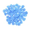 100 Piezas cabeza de flor de pe rosa 3.5cm flor de espuma accesorios de decoración de caja de dulces de boda flor de espuma de simulación flor artificial