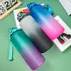 Copo de Água Esportivo 1500ml copo de água atacado gradiente de alto valor de cor Copo Espacial Fitness garrafa de água esportiva portátil