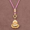 Ámbar Cera de Abejas Oro Marca Buda Hebilla Especial Cordón Colgante Ajustable Collar para Hombre y Mujer Cuerda a Juego Cuerda Colgante Yu Pei