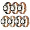 Adecuado para Reloj Inteligente Huawei Gt6 5 4 Correa de Cuero Cosida de Cola Puntiaguda de 18 mm Brazalete de Cuero Samsung