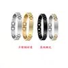 Joyería Europea y Americana Más Vendida Cadena de Reloj de Acero Inoxidable Acero de Titanio Pulsera Curva para Hombre con Grabado Fabricante de Correas de Reloj Venta al por Mayor