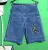 Comercio Electrónico Transfronterizo Shorts JNCO Y2K Hip-hop 2023 Harajuku Gótico Bolsillo Jeans Sueltos Shorts Hombre