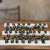 Cuentas Dzi Línea Infinita con Incrustación de Escudo de Cobre, Accesorios DIY para Pulseras, Cuentas Espaciadoras, Colgantes de Cuerda Trenzada, Accesorios Creativos