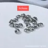 Cuentas espaciadoras de plata 999 vintage de Shanxi, anillos corredizos, accesorios de terrón de azúcar, adornos culturales y artísticos para DIY