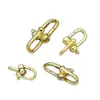 Latão Fundido Ouro Branco 18K Fecho Lagosta Fecho Retangular Fecho Oval Grande Fecho Redondo Fecho em Formato de Lagosta Ornamento DIY
