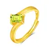 Nuevo Anillo de Plata de Ley S925 con Incrustaciones de Piedras Naturales Amatista y Citrino para Mujer, Joyería de Diseño Cepillado de Nicho Estilo Chino
