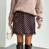 Estilo Nuevo Primavera y Verano 2026 Falda de Lunares de Moda para Mujer, Versátil Falda Recta Corta de Ropa de Trabajo Europea y Americana Transfronteriza