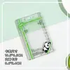 Conjunto de porta-crachá de estudante com cartão deslizante, cartão transparente de campus, bolsa para cartão de refeição, conjunto de identificação com foto love bean, capa protetora, atacado para homens e mulheres
