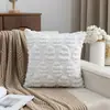 Capa de Almofada de Páscoa Sem Enchimento, Bordado Acolchoado de Pelo de Coelho, Capa de Almofada de Sofá de Quarto de Casa Face Única, Capa de Almofada de Feriado